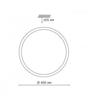 2015/E PALE SN 097 Светильник пластик/белый/прозрачный LED 72Вт 3000-6000K D400 IP43 пульт ДУ KASTA-foto2