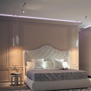 358511 OVER NT21 211 белый Светильник накладной светодиодный, провод 2м IP20 LED 4000K 12W 220V MAIS LED-foto3