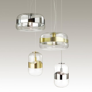 4813/1A PENDANT ODL21 290 прозрачный/бронзовый Подвес E27 1*60W APILE-foto3