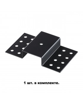 135112 PORT NT20 073 черный Крепление для встраиваемого монтажа однофазного трехжильного и двухжильного шинопровода IP20-foto2