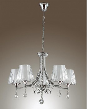 3411/5 COMFI LN17 080 хром Люстра E14 5*40W 220V MODESTA-foto3