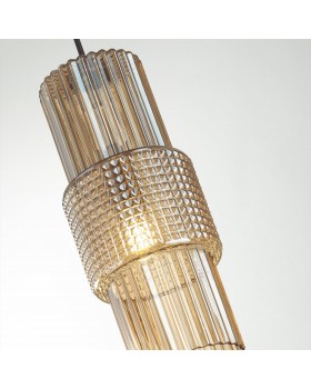 5019/1 MODERN ODL23 335 бронзовый/янтарный металл/стекло Подвес E14 1*40W PIMPA-foto5