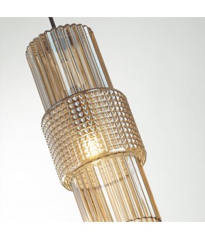 5019/1 MODERN ODL23 335 бронзовый/янтарный металл/стекло Подвес E14 1*40W PIMPA-foto5