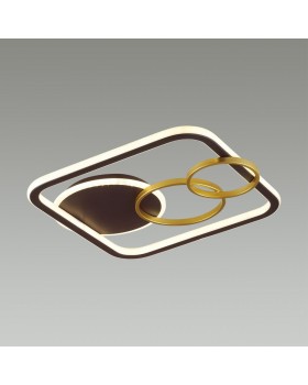 5246/71CL LEDIO LN23 черный, матовое золото Люстра потолочная LED 71W 4686Лм 220V BRENO-foto3