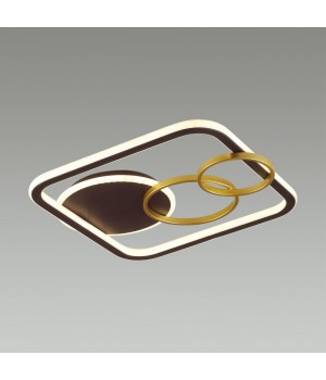 5246/71CL LEDIO LN23 черный, матовое золото Люстра потолочная LED 71W 4686Лм 220V BRENO-foto3