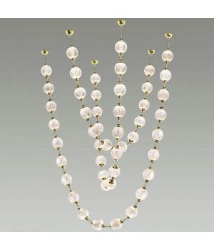 5008/192L L-VISION (В 3-Х КОРОБКАХ) ODL23 415 золотой/прозрачный/металл/акрил Люстра подвесная LED 192W 4000K 9600Лм CRYSTAL-foto3