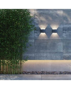 358460 STREET NT20 342 темно-серый Ландшафтный настенный светильник IP54 LED 4000K 6W 85-265V CALLE-foto3