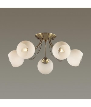 5265/5C COMFI LN23 195 античная латунь Люстра потолочная E14 5*40W 220V TULA-foto3