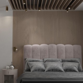 370894 OVER NT22 170 матовое золото Светильник накладной настенный IP20 GU10 9W 220V ULAR-foto3