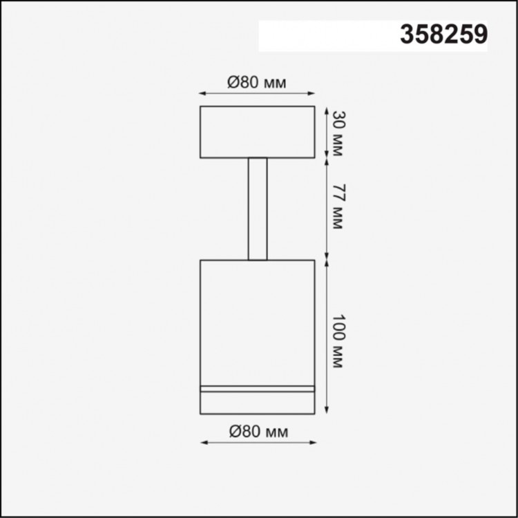 358259 OVER NT19 205 белый Накладной светильник IP20 LED 9W 160-265V ARUM