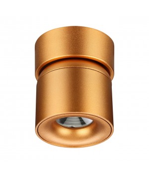 358810 OVER NT21 186 матовое золото Светильник накладной светодиодный IP20 LED 10W 850Лм 4000K 220V GESSO-foto7