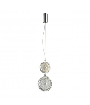 5416/13LC L-VISION ODL_EX23 10 хром/св.серый/коричневый металл/стекло Подвес LED 13W 4000K CARAMELLA-foto6