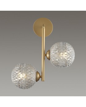 5292/2W MODERNI LN23 060 матовое золото Бра с выкл. E27 2*8W LED 220V GENEVA-foto4