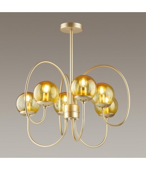 4482/6C MODERNI LN20 168 золотой, желтый Люстра потолочная E14 6*60W 220V SCARLETT-foto3