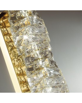 4999/15WL HALL ODL23 433 золотой/прозрачный/металл/хрусталь Бра LED 15W 4000K STRAZA-foto5