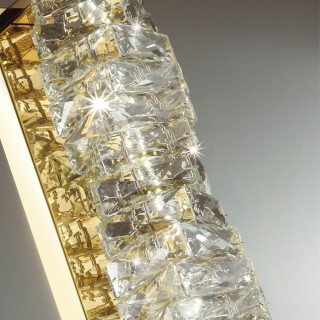 4999/15WL HALL ODL23 433 золотой/прозрачный/металл/хрусталь Бра LED 15W 4000K STRAZA-foto5