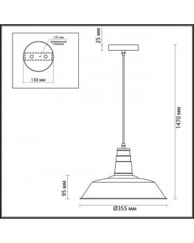 3378/1 PENDANT ODL17 367 черный, золотой Подвес E27 60W 220V KASL-foto2
