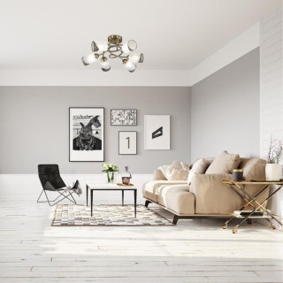 3012/6C COMFI LN16 066 бронзовый Люстра потолочная E27 6*40W 220V CITADELLA-foto3