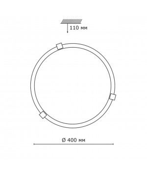 253 золото GLASSI SN 114 Светильник стекло/белое E27 2*100Вт D400 DUNA-foto2