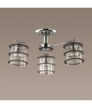 3504/3C COUNTY LN18 173 хром Люстра потолочная E27 3*60W 220V ROTONDUM-foto3