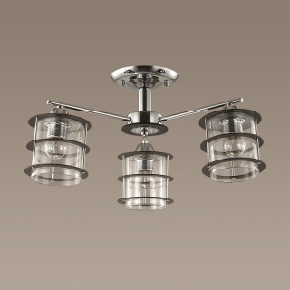 3504/3C COUNTY LN18 173 хром Люстра потолочная E27 3*60W 220V ROTONDUM-foto3