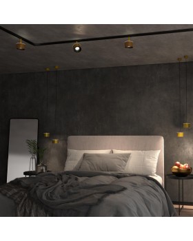 358975 PORT NT22 079 бронза св. Светильник трековый однофазный трехжильный с переключ. цв. температуры IP20 LED 3000К\4000К\6000К 12W вниз + 3W вверх-foto4