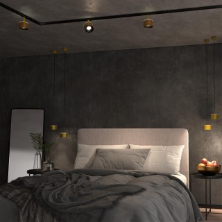 358975 PORT NT22 079 бронза св. Светильник трековый однофазный трехжильный с переключ. цв. температуры IP20 LED 3000К\4000К\6000К 12W вниз + 3W вверх-foto4