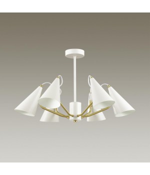 4439/6C MODERNI LN20 138 белый, золотой Люстра потолочная E14 6*40W 220V WATSON-foto4
