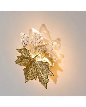 4371/3WL MIDCENT ODL23 201 золотое фольгирование/стекло Настенный св-к IP20 LED 3W 180Лм 3000K EVA-foto5