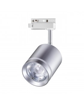 358803 PORT NT21 097 серебро Светильник трековый однофазный трехжильный IP20 LED 15W 1300Лм 4000K 85-265V ARUM-foto6