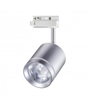 358803 PORT NT21 097 серебро Светильник трековый однофазный трехжильный IP20 LED 15W 1300Лм 4000K 85-265V ARUM-foto6