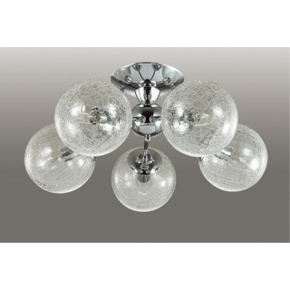 3060/5C COMFI LN16 082 хром Люстра потолочная E14 5*40W 220V PALLA-foto3