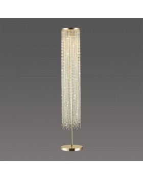 5028/3F MODERN ODL23 429 золотой/прозрачный металл/хрусталь Торшер GU10 3*50W CHOKKA-foto3