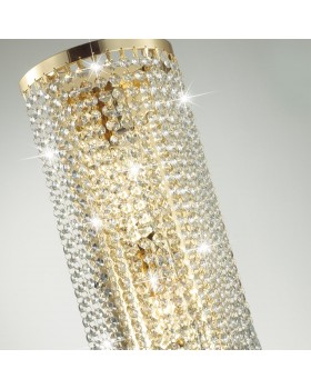 5028/2WA MODERN ODL23 431 золотой/прозрачный металл/хрусталь Бра E14 2*40W CHOKKA-foto5