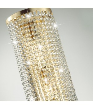 5028/2WA MODERN ODL23 431 золотой/прозрачный металл/хрусталь Бра E14 2*40W CHOKKA-foto5