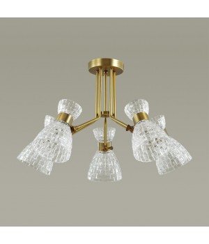 3704/5C COMFI LN19 214 античная бронза Люстра потолочная E14 5*40W 220V JACKIE-foto3