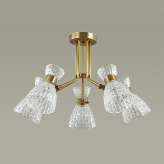 3704/5C COMFI LN19 214 античная бронза Люстра потолочная E14 5*40W 220V JACKIE-foto3