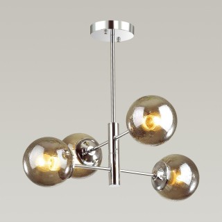 4493/4C MODERNI LN20 146 хром Люстра потолочная E27 4*60W 220V HUGO-foto4