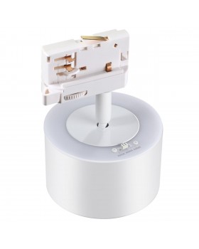 358976 PORT NT22 119 белый Трехфазный трековый светильник с переключ. цв. температуры IP20 LED 3000К\4000К\6000К 12W вниз + 3W вверх 110-265V GIRO-foto7