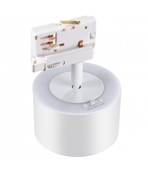 358976 PORT NT22 119 белый Трехфазный трековый светильник с переключ. цв. температуры IP20 LED 3000К\4000К\6000К 12W вниз + 3W вверх 110-265V GIRO-foto7