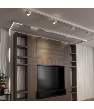 358607 SHINO NT21 045 белый Трековый светильник для низковольного шинопровода IP20 LED 4000K 24W 48V FLUM-foto3