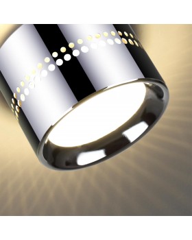 6608/1C HIGHTECH ODL23 259 хром/металл Потолочный св-к IP20 LED SMD LED 4W + LED GX53 12W 3000K REAL-foto5