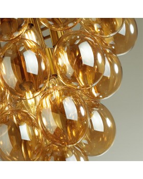 4812/6C MODERN ODL21 345 янтарный/бронзовый Люстра потолочная E14 6*40W GRAPE-foto5