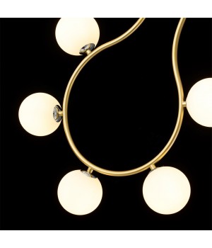 5621/5 MODERNI LN23 064 матовое золото Подвесной светильник G9 5*7W LED 220V COLLAR-foto2