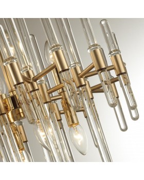 4988/8 HALL ODL22 387 золотой/стекло Люстра E14 8*40W STIKA-foto7