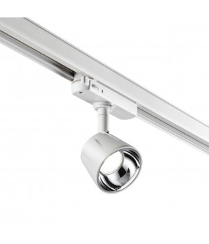 358713 PORT NT21 120 белый/хром Трехфазный трековый светодиодный светильник IP20 LED 4000K 10W 100-265V KNOF-foto4