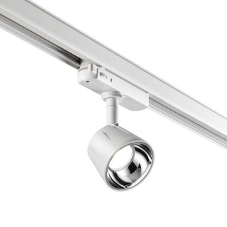 358713 PORT NT21 120 белый/хром Трехфазный трековый светодиодный светильник IP20 LED 4000K 10W 100-265V KNOF-foto4