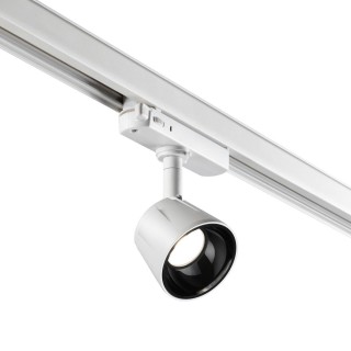 358715 PORT NT21 120 белый/черный Трехфазный трековый светодиодный светильник IP20 LED 4000K 10W 100-265V KNOF-foto4