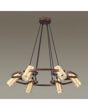 4444/6 MODERNI LN20 151 коричневый, золотой Люстра GU10 6*5W 220V HARPER-foto4