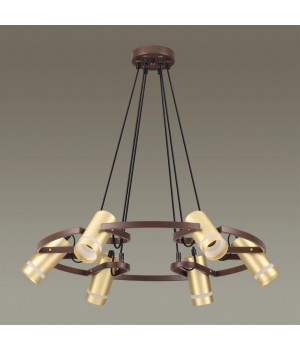 4444/6 MODERNI LN20 151 коричневый, золотой Люстра GU10 6*5W 220V HARPER-foto4